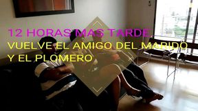 la madrastra de mi amigo va al super se trae lo que encuentra y se los coje hasta que viene el marido 2