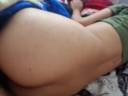 POV Despierto a mi hermanastra nalgona latina sexy