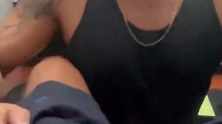 Picking up a brazilian thug with a massive cock on the street and taking him home for a blowjob: linktr.ee/marretaxx