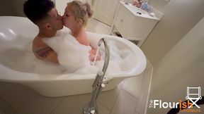 bubble bath time with veronica cruz and dexxx blue