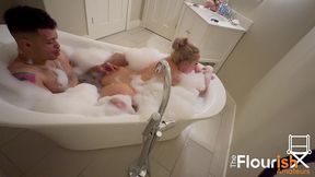 bubble bath time with veronica cruz and dexxx blue