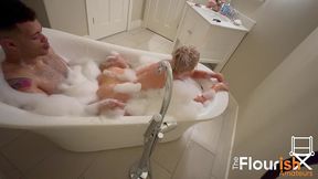 bubble bath time with veronica cruz and dexxx blue