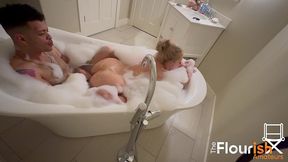 bubble bath time with veronica cruz and dexxx blue