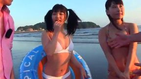 Beachside Seduction: Big Cock Pickup Turns Bikini Babe On for Intense Pleasure - Watch
