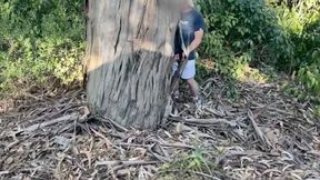 Amateur Straight Soccer Jock Caught Peeing Outdoors