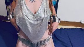 Metallic Mesh Goddess (Lite Version): of Steel Restraints Focus