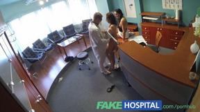 ”Nurse Seduces Patient with Muff-Licking Pleasure”