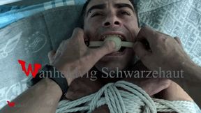 ZEUS was TIED BALLGAGGED and SPANKED HD 720p