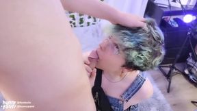 Femboy step bro gets his throat wrecked by his straight brother’s monster cock