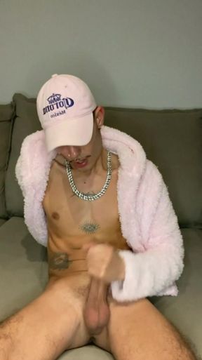 Abundant cumshot in the European winter