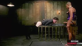 CFNM pegging domina fucks sub asshole in BDSM action