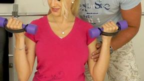 ”BIG BREASTED GIRL BANGED IN A GYM”