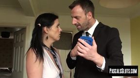 Lustful cougar Montse Swinger endures rough submission and deep anal pounding