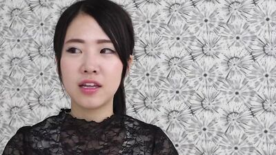 Asian beauty with small tits dicked down in her black socks