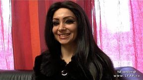 Hairy milf gets double penetrated in explicit casting