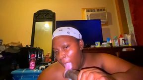 BBW with big BBC enjoys double cumshot