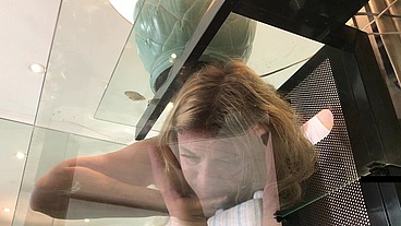Stepmom gets stuck sneaking out and fucks stepson to get free - Erin Electra