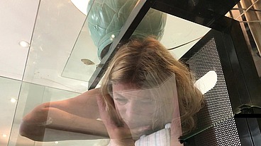 Stepmom gets stuck sneaking out and fucks stepson to get free - Erin Electra