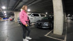 Girl Sucking Dick Stranger in Car Sucked All the Cum