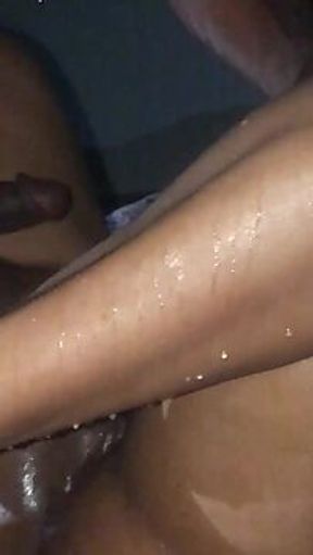 First-time Ebony Squirt: Memphiiz Duke's Caramel Dream