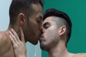 Xstian & Abe pummel nude