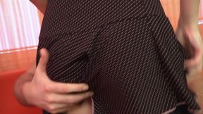 Hot Blondes and Brunettes in Wild Fingering and Fuck Orgy with Facial