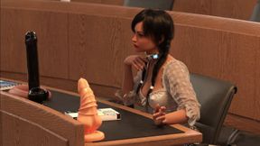 Jude Getting Blowjob Course in Slaves  Factory and Hard Ball Play from Mistress Madlen