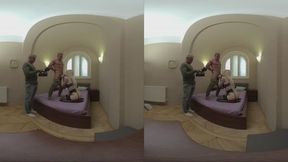 Matt and Kos gave in to Kristiana Bratz Doll's demands, and after winning a game of Rock, Paper, Scissors, Kos got to fuck the blond goddess