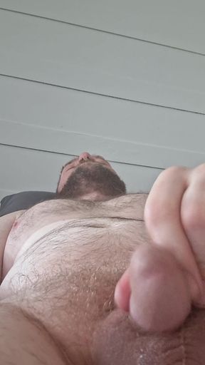 Cub jerking and eating cum - the longest jerk off