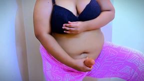 Unexpected Encounter: Busty Stepmom's Secret Revealed in Hotel Room