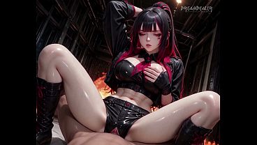 Underworld Huntress - AI Generated