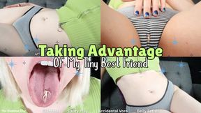 Taking Advantage Of My Tiny Best Friend - HD - The Goddess Clue, Kinky Giantess Plays With Tiny Friend But Accidentally Vores Her, Panty Play, Belly Fetish, Gentle, Sexy, Dominant