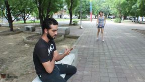 I meet a beautiful teen and she takes me home to fuck us - Porn in Spanish