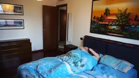 Crazy femdom girls dominate man's cock and balls