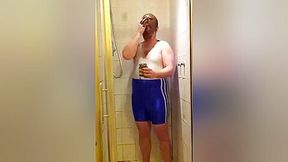 gunge shower in lycra