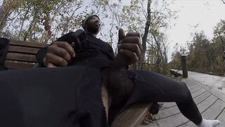 More risky public jerkoff content