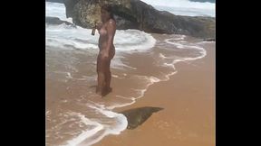 FIQUEI PELADINHA NA PRAIA