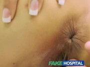 FakeHospital Slim skinny young student cums in for check up gets the doctors creampie