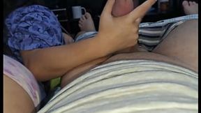 Stepsis wows with her massive booty and sensual massage