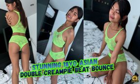 Stunning 18yo Asian Double Creampie [VR PMV]