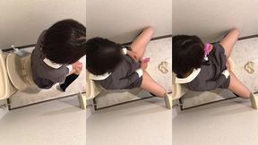 【素人】おか◯さんのが仕事に行ってる間にこっそりオナニーを済ませる女子◯生。