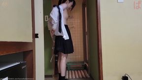 A Homely Beauty with a Ponytail the Second Round of Raw Sex at a Hotel