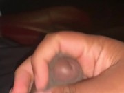 Playing with my 6 inch black Dick  ‼️ Inside the movie theater...I came on the seat !
