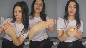 отсоси себе сам, я бы еще попку тебе проткнула. 2 часть