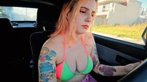 The beach day with my friends is already over - Frontal View
