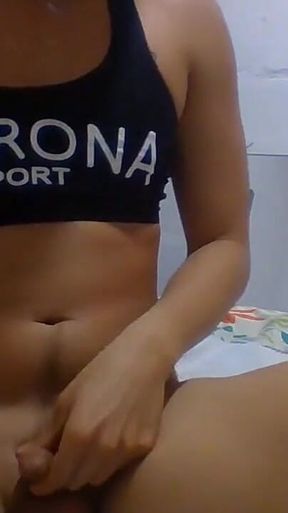 Beautiful Transsexual Ladyboy Playing with Her Dilated Ass