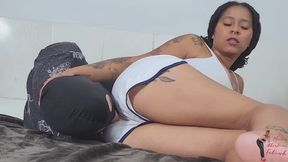 Farting white clothes, part 1, by Anita Perversa and Slave Allan, FULL HD