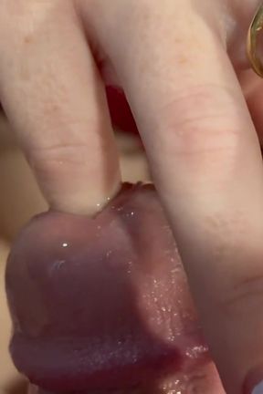 Fingering My Cock