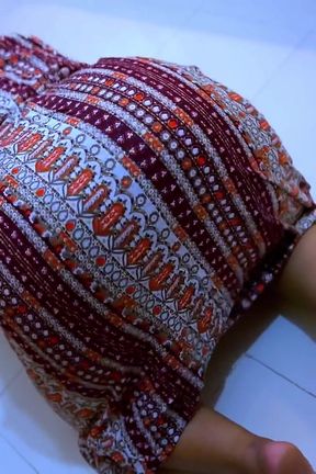 Beautiful Egypt Hot Stepmom Stuck Inside Table Now She Want Rough Anal From Me!