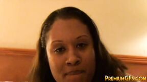 BBW black hot girl dildos her snatch